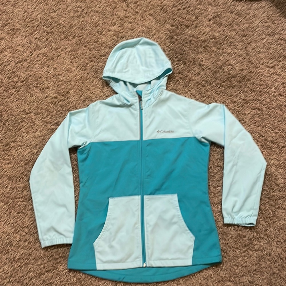 Youth Columbia lightweight windbreaker jacket